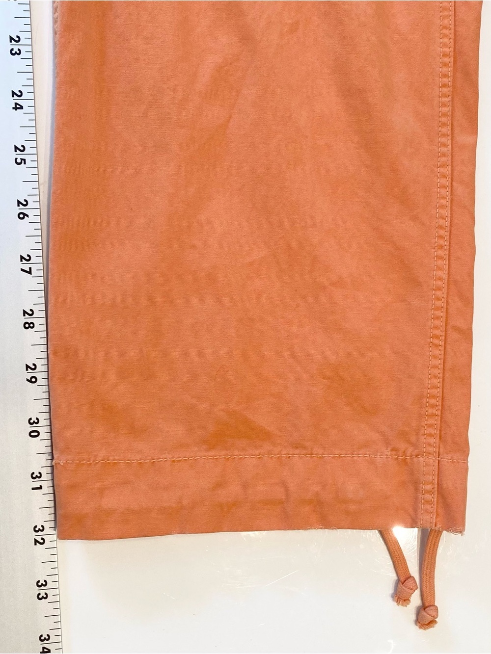 POLO RALPH LAUREN Cargo Pants 36x32 Orange VTG Y2K Pockets Adjust-Tie-Hem - Picture 14 of 16